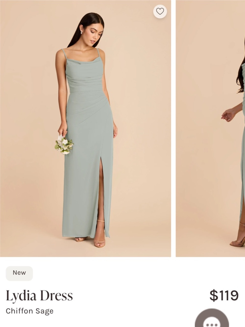 Birdy Grey Lydia Cowl-Neck Maxi Dress in Sage